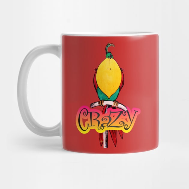 Crazy Bird by RobertBretonArt